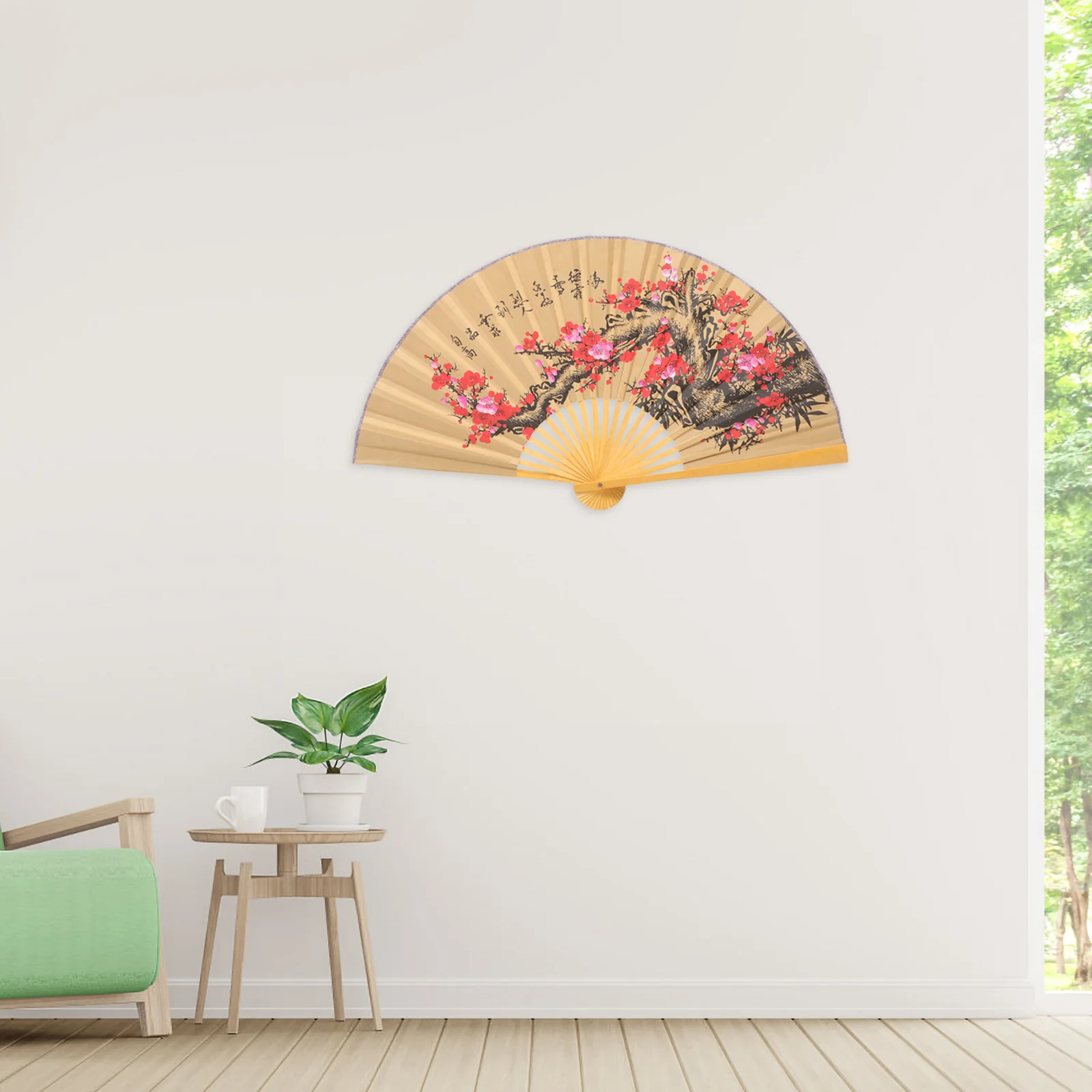 Wedding Decor Decorative Hanging Fan Wall Chinese Pendant Fold Folding Giant Paper