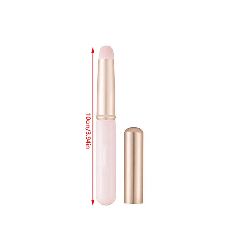 Mini pinceaux de maquillage pour le bout des doigts, pour rouge à lèvres, correcteur de précision, multifonction, portable, 1 pièce