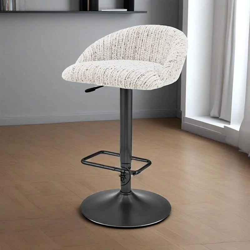 Silla De Bar De soporte Vintage, silla De Bar giratoria ergonómica ligera De tela, Bancos De Barra plegables De Cocina, muebles De Bar