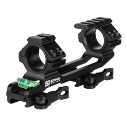 SPINA Optics New 30mm/25.4mm Dual Scope Ring QD Mount Base with Spirit Bubble Level Hunting Scope Accessories