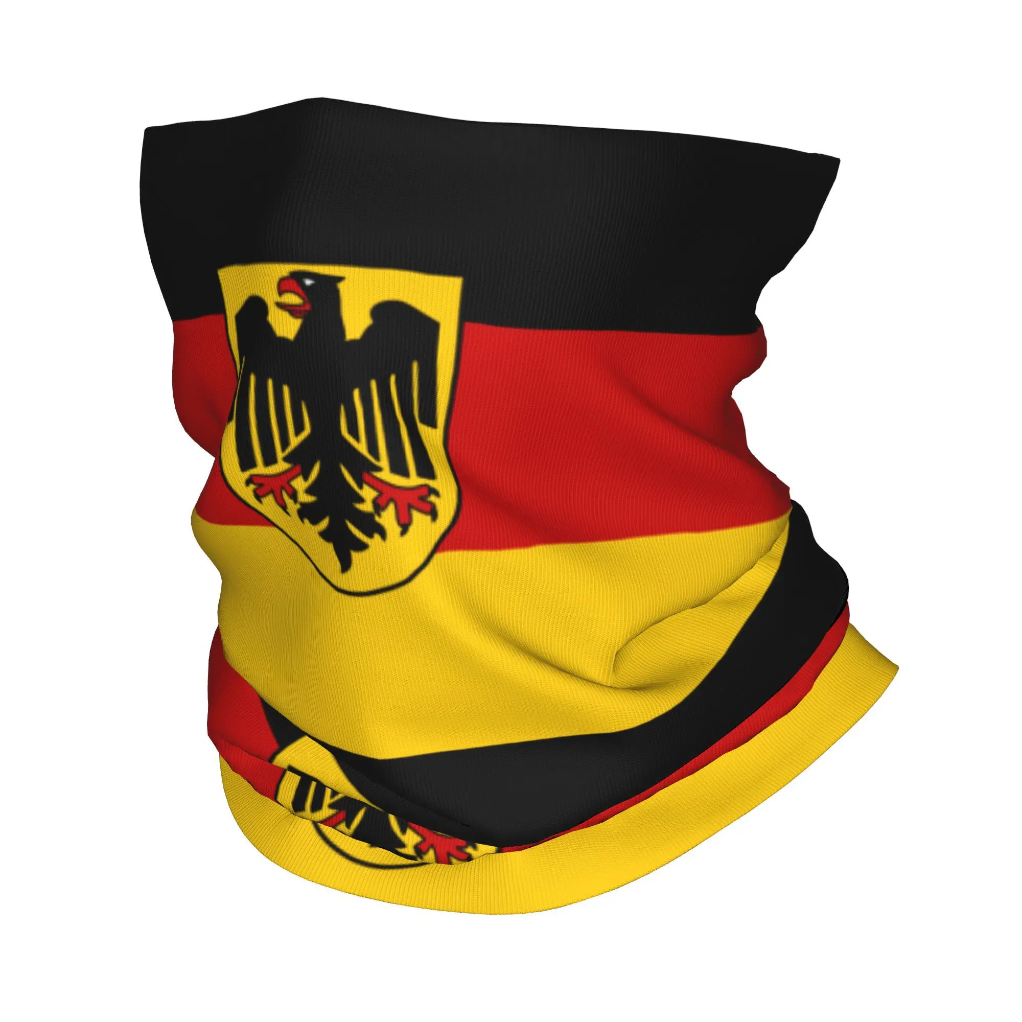 Bandana personalizada con bandera de Alemania, polaina para el cuello, protección UV, bufanda para la cara, cubierta para mujeres y hombres, gorros patrióticos alemanes, pasamontañas de tubo