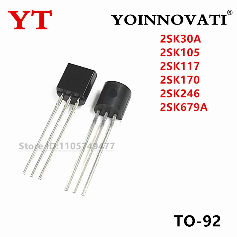20PCS 2SK30A K30A K105 2SK105 2SK117-BL 2SK117 K117 2SK170 2SK170-BL K170BL 2SK246 K246 2SK679A K679