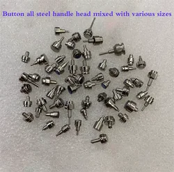 Watch Accessories Button Buttons All Steel Handle Various Sizes Mixed Handle Crown Clock Replacement Parts