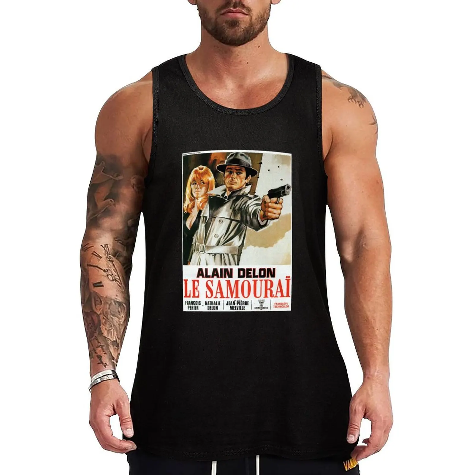 Le Samourai Tank Top anime gym gym Men's t-shirts muscle t-shirt