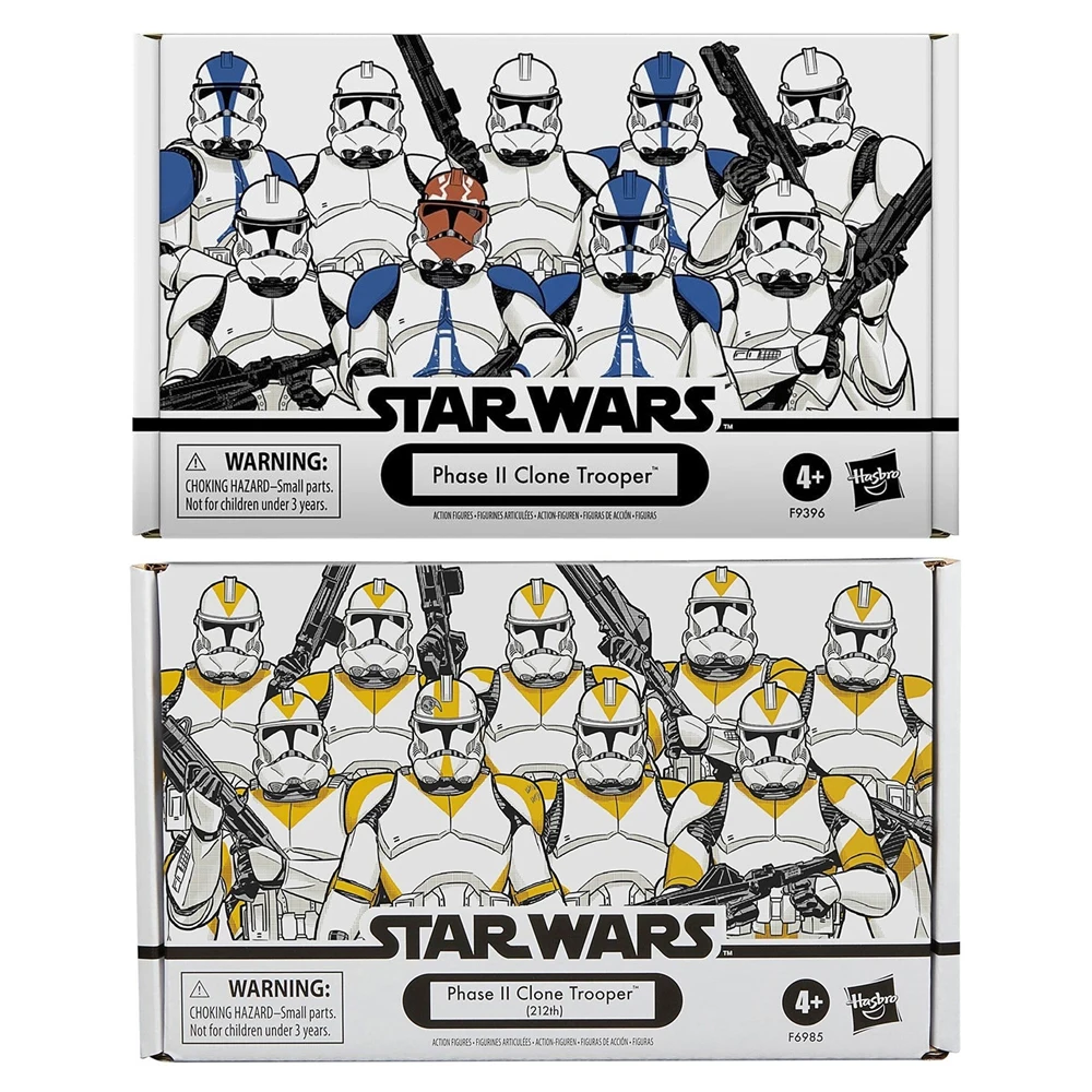 

[In-Stock] Hasbro STAR WARS The Vintage Collection Phase II Clone Trooper (212th) 4-Pack 3.75-Inch TVC Action Figure Model Toys