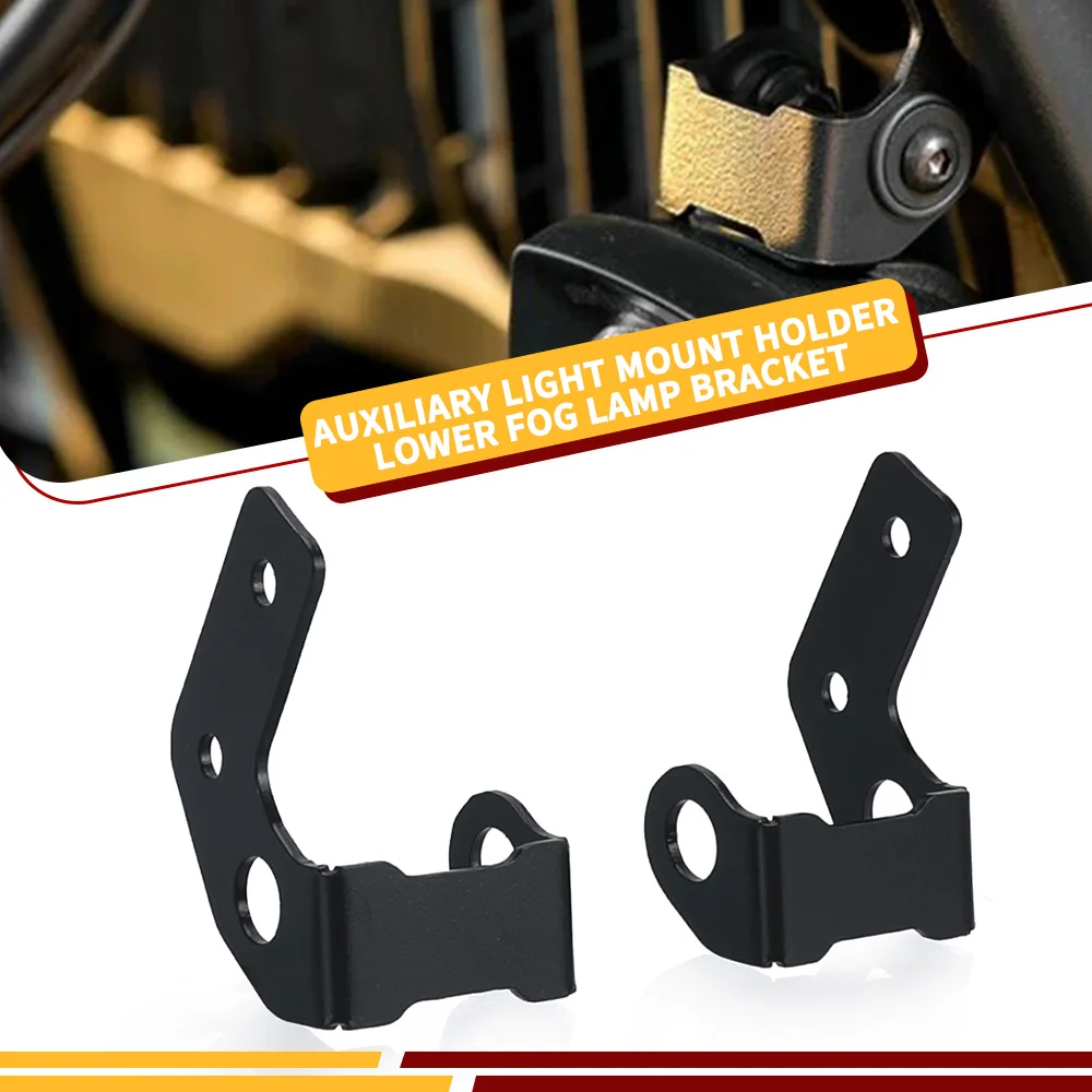 FOR Yamaha Tenere 700 World Raid Motorcycle Accessories Auxiliary Light Mount Holder Lower Fog Lamp Bracket Sets 2022-2024
