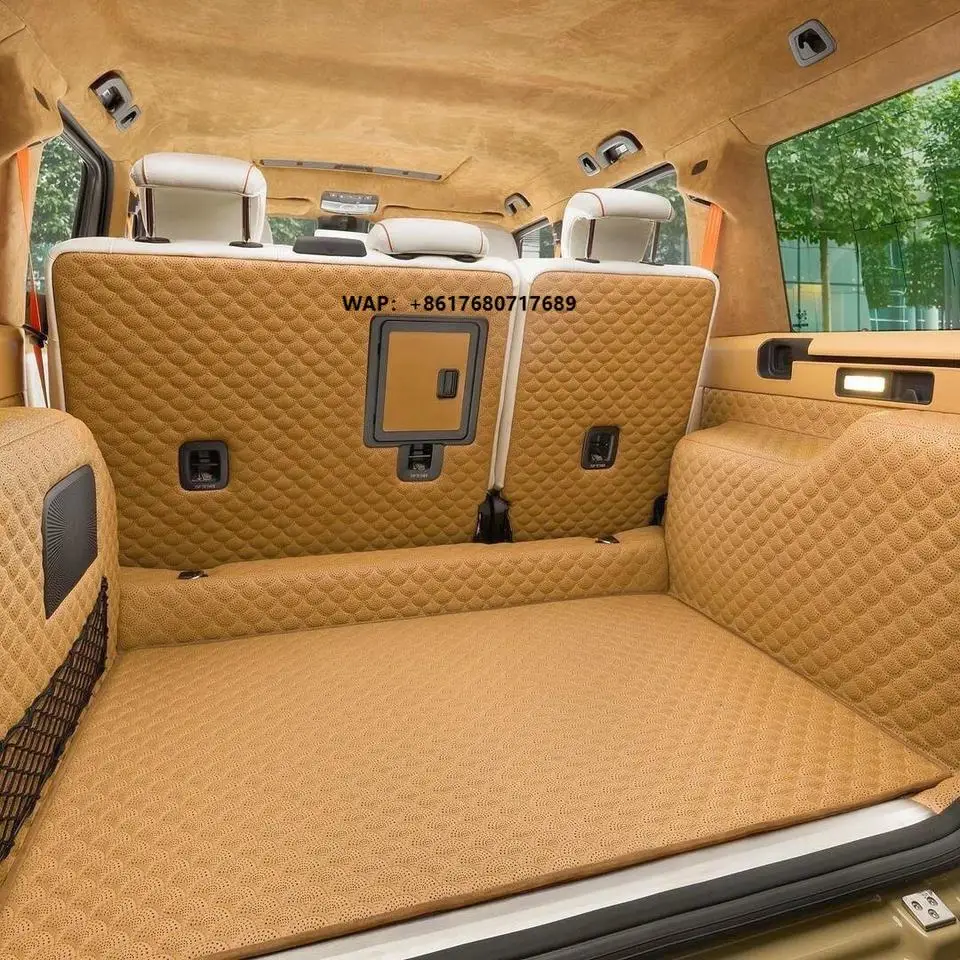 Luxury Car Full Interior Kit with Dashboard Seat and Anti-Slip Mat PU Leather Upgrade for G-CLASS by