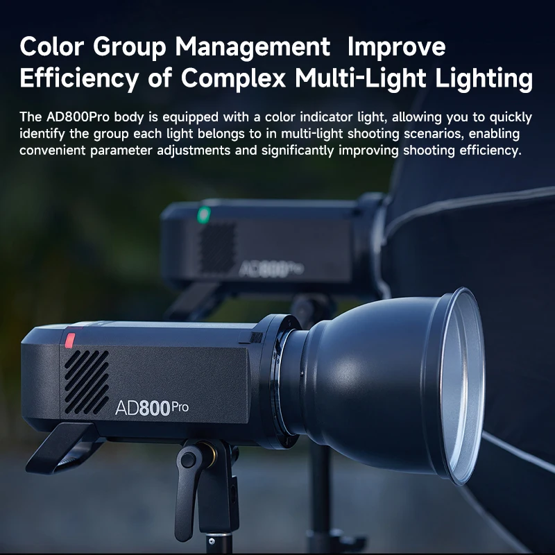 Godox AD800 Pro  Godox TTL Battery-Powered 1/8000 HSS Outdoor Flash Strobe Light for Photography Studio