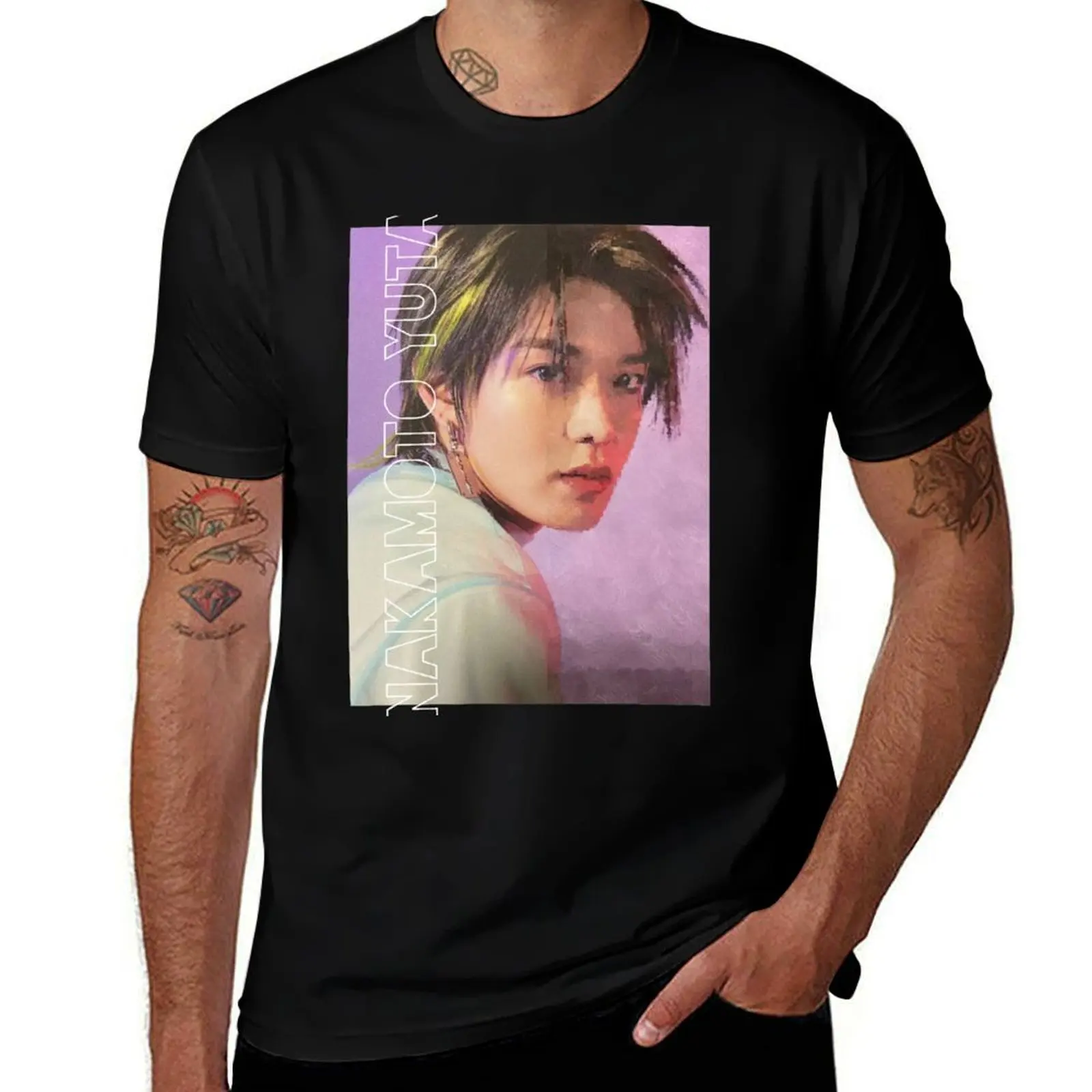 

NAKAMOTO YUTA T-Shirt man t shirts graphic man t shirt cotton high quality T-Shirt
