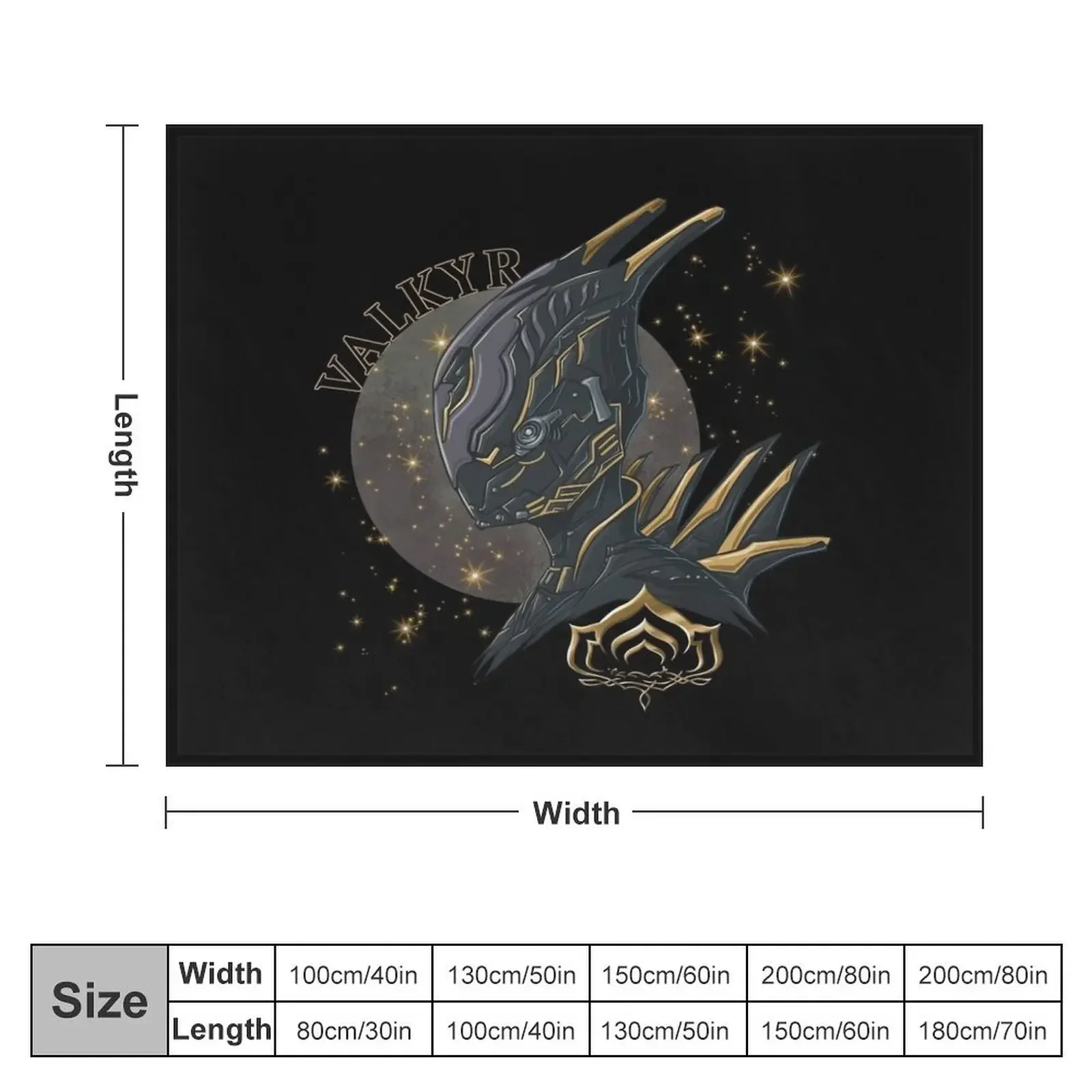 Valkyr Warframe Throw Blanket Retros Kid'S Blankets