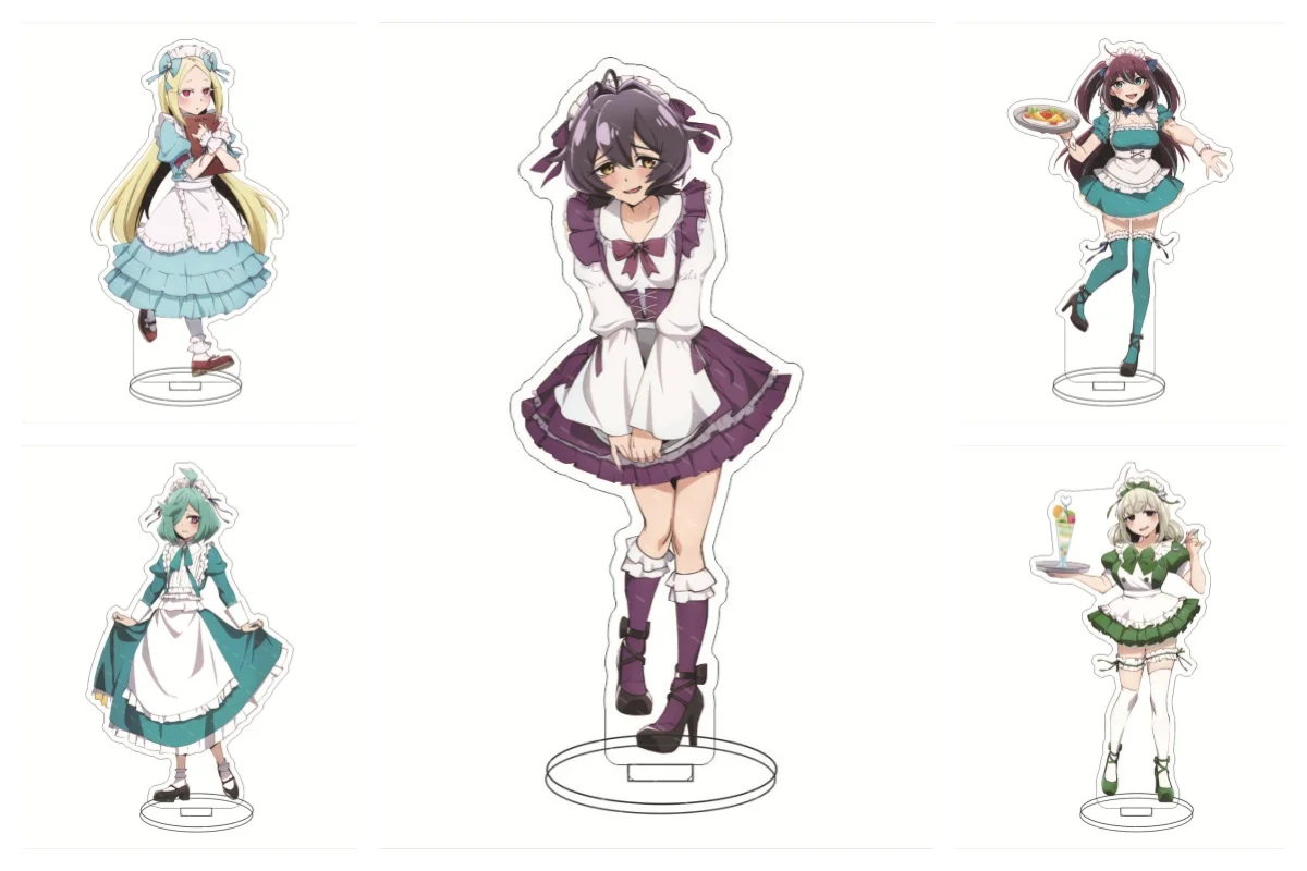 أنيمي Gushing فوق الفتيات السحرية الاكريليك حامل الشكل عرض تأثيري سحر نموذج لوحة زخارف مكتب عرض هدايا عيد الميلاد الدعائم