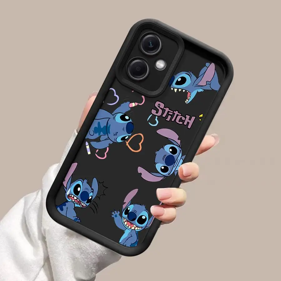 Disney Stitch Cute Phone Case for Redmi 12 4G 12C 13C 4G 5G Poco X3 NFC X3 Pro C50 C51 C61 A1 A2  Plus A3 A3x