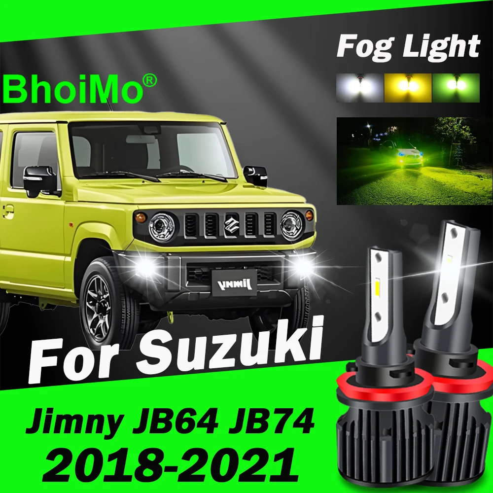 

BhoiMo Front Fog Light Bulb For Suzuki Jimny JB64 JB74 Led Lamp 2018 2019 2020 2021