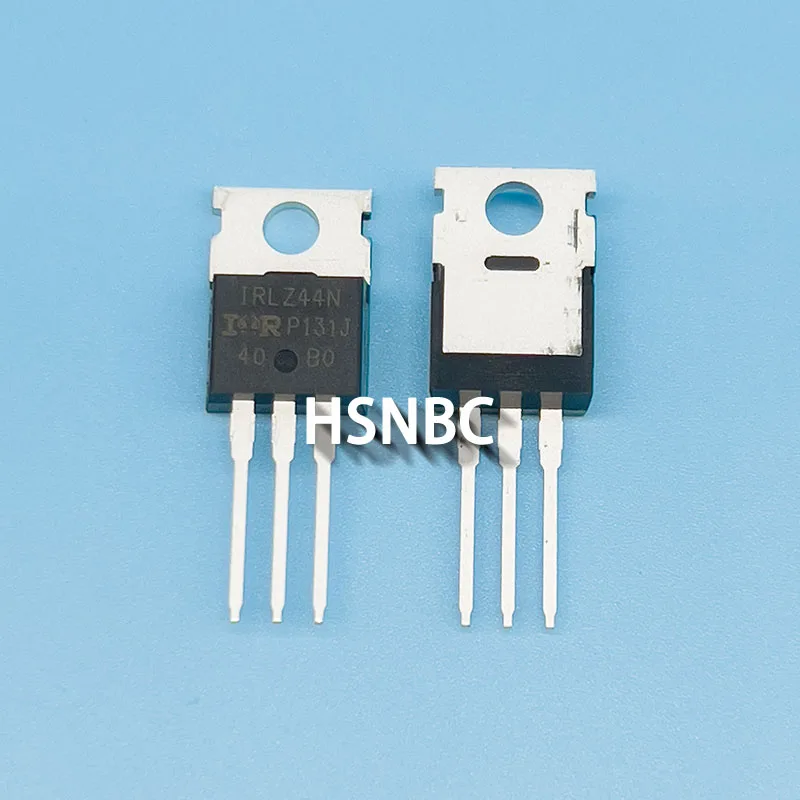 10Pcs/Lot IRLZ44NPBF IRLZ44N LZ44N TO-220 55V 47A MOSFET N-Channel Field-effect Transistor 100% New Imported Original