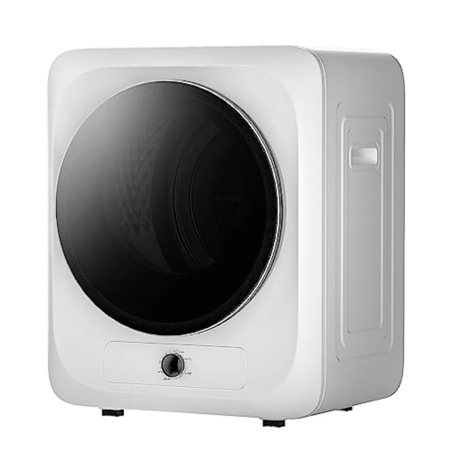 

Портативная сушилка для одежды для квартиры Компактная электрическая сушилка для белья 10 фунтов с ванной из нержавеющей стали 1,5 куб. фута Подходит для квартиры