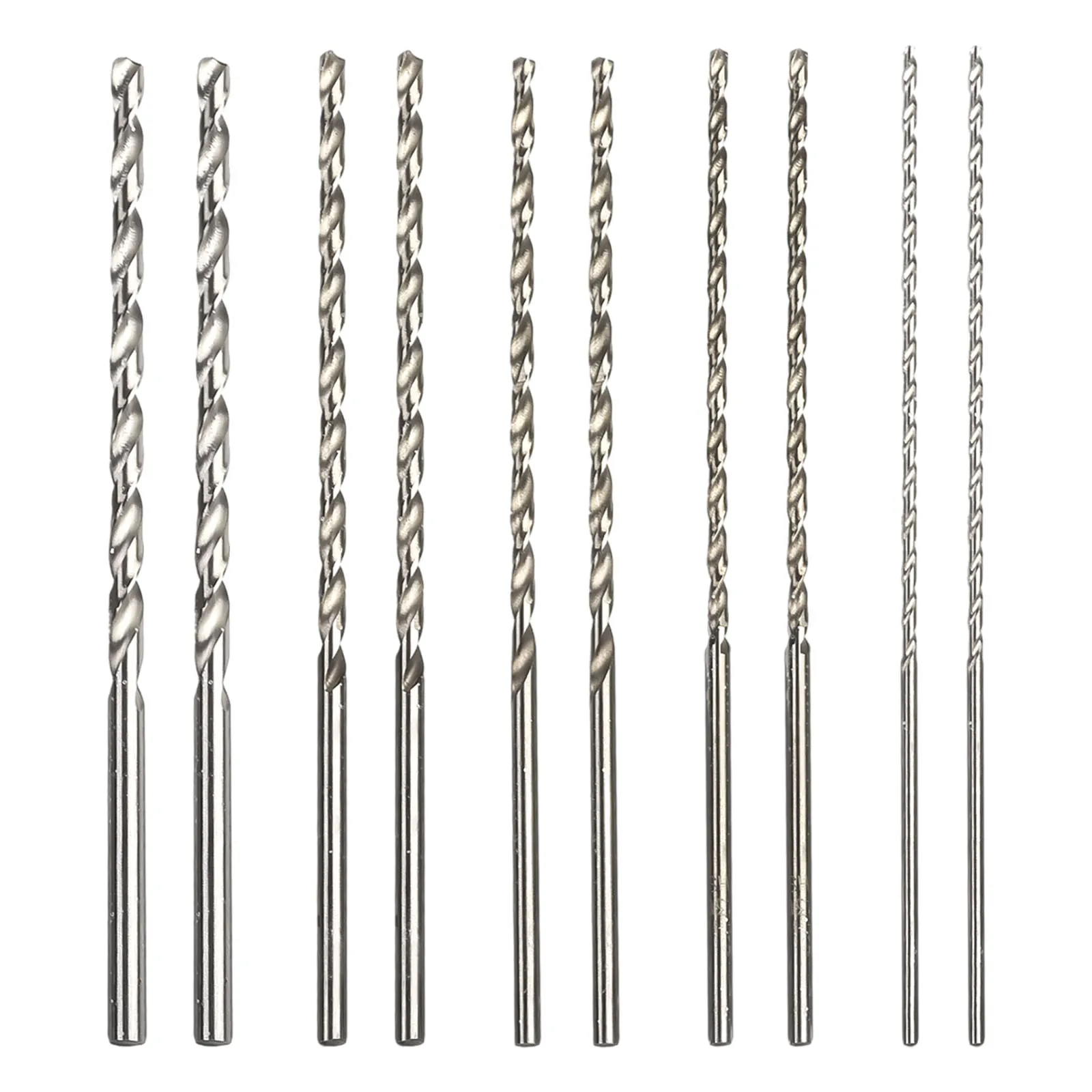 

New Power Tools Drilling Machines Drill Bit Electric Drill Accessories Extra Long 10PCS 150mm 2mm 3.5mm 3mm 5mm