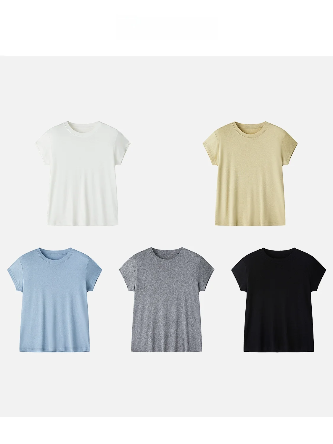 jingjing2025-nouveau-t-shirt-decontracte-polyvalent-et-confortable-a-manches-courtes-et-col-rond-fin-et-leger