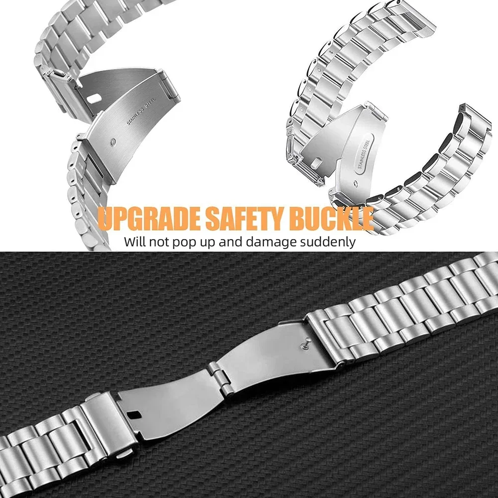 Correa de acero inoxidable para Samsung Galaxy Fit 3 R390, Correa de reloj de Metal para hombres y mujeres, Correa para pulsera Fit 3 SM-R390