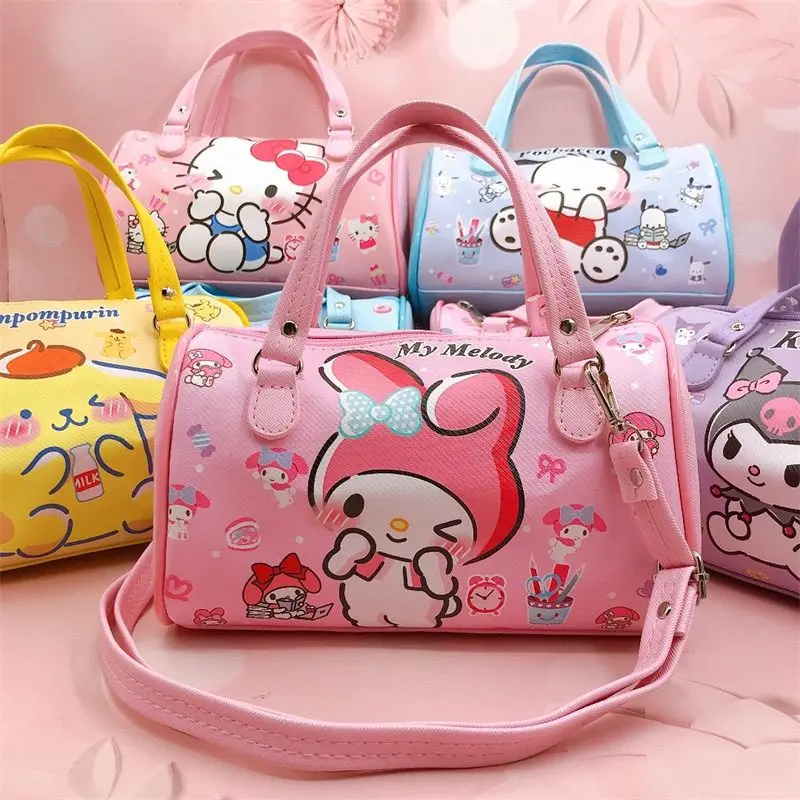 

Sanrio Hello Kitty Cinnamoroll Anime Kawaii Bucket Makeup Bag Cute Kuromi My Melody Ins Crossbody Bag Fashion Gifts for Girls