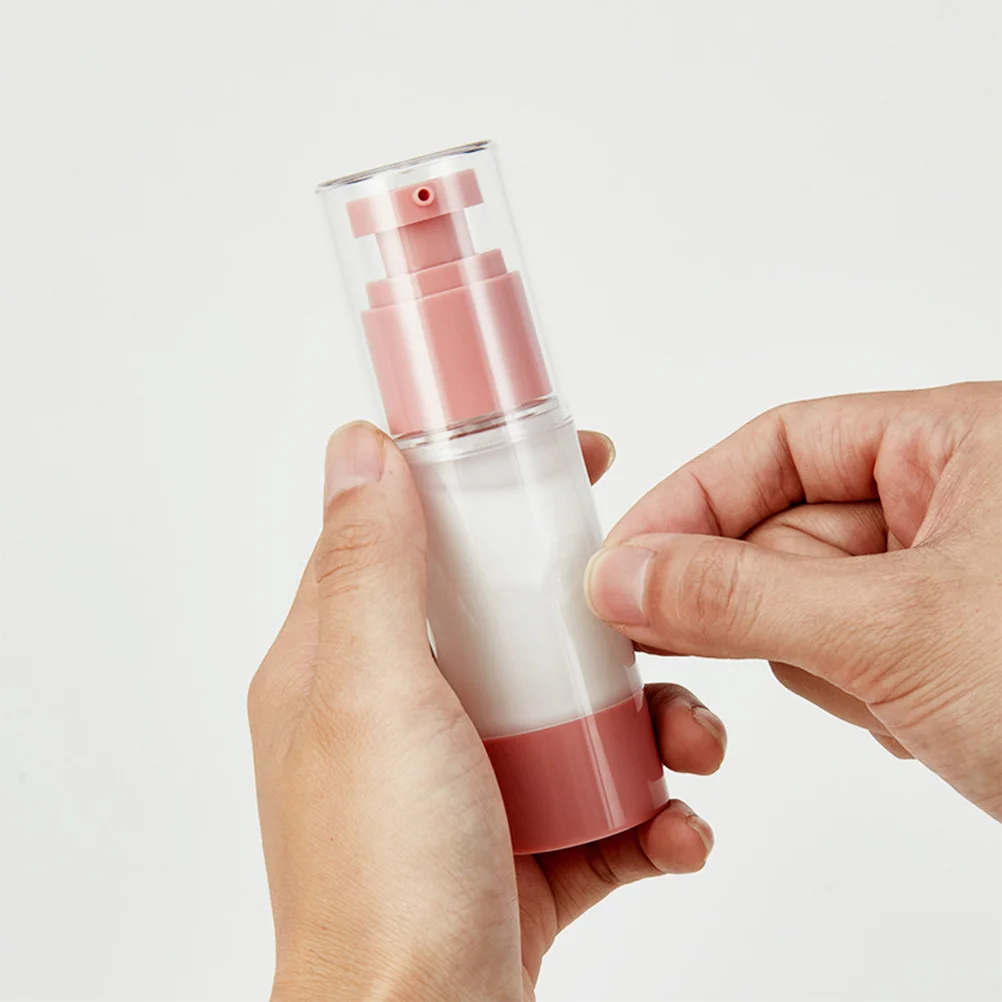 

4pcs Airless Pump Bottles 50Ml Travel Size Leak-Proof Containers For Cream Lotion Foundation Essential Oil Dispenser