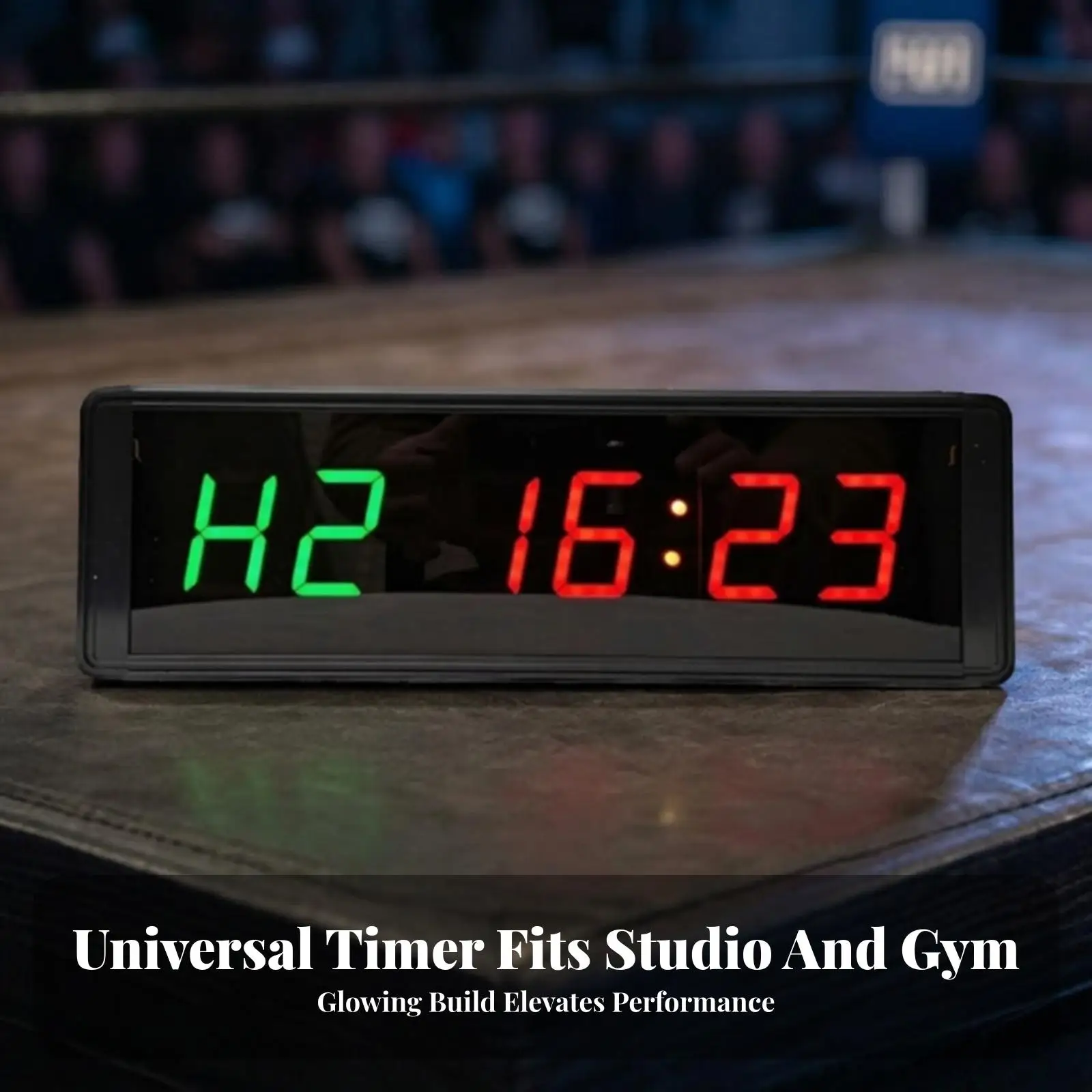 Downward Count Digital Wall Clock | Interval Workout Timer, Large Digits, for