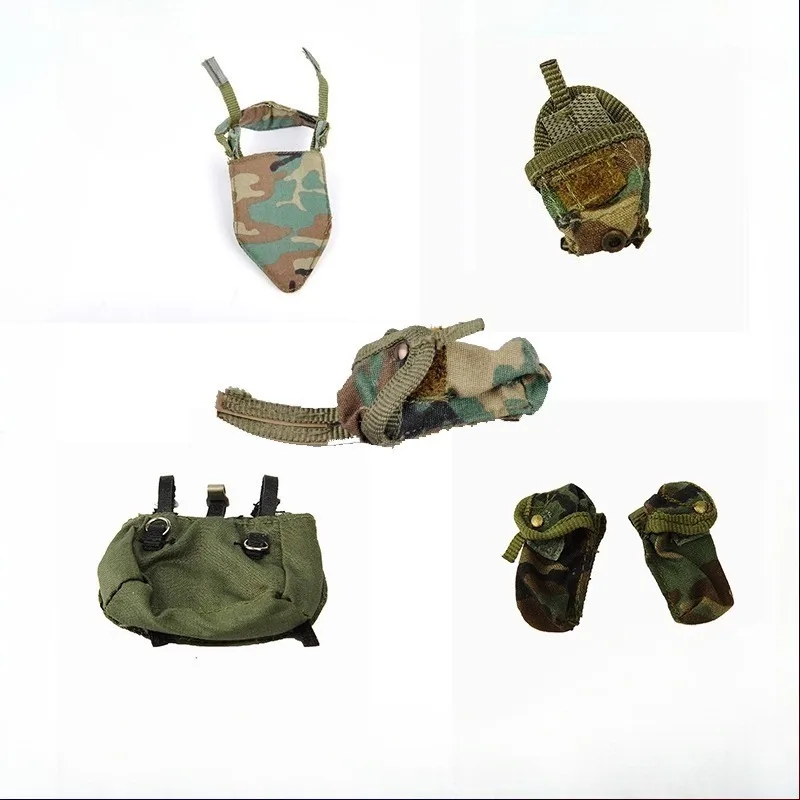 Maßstab 1/6 Männlicher Soldat Militär Tarnung Paket Tasche Modell für 12-Zoll-Actionfiguren Puppe Requisiten Zubehör
