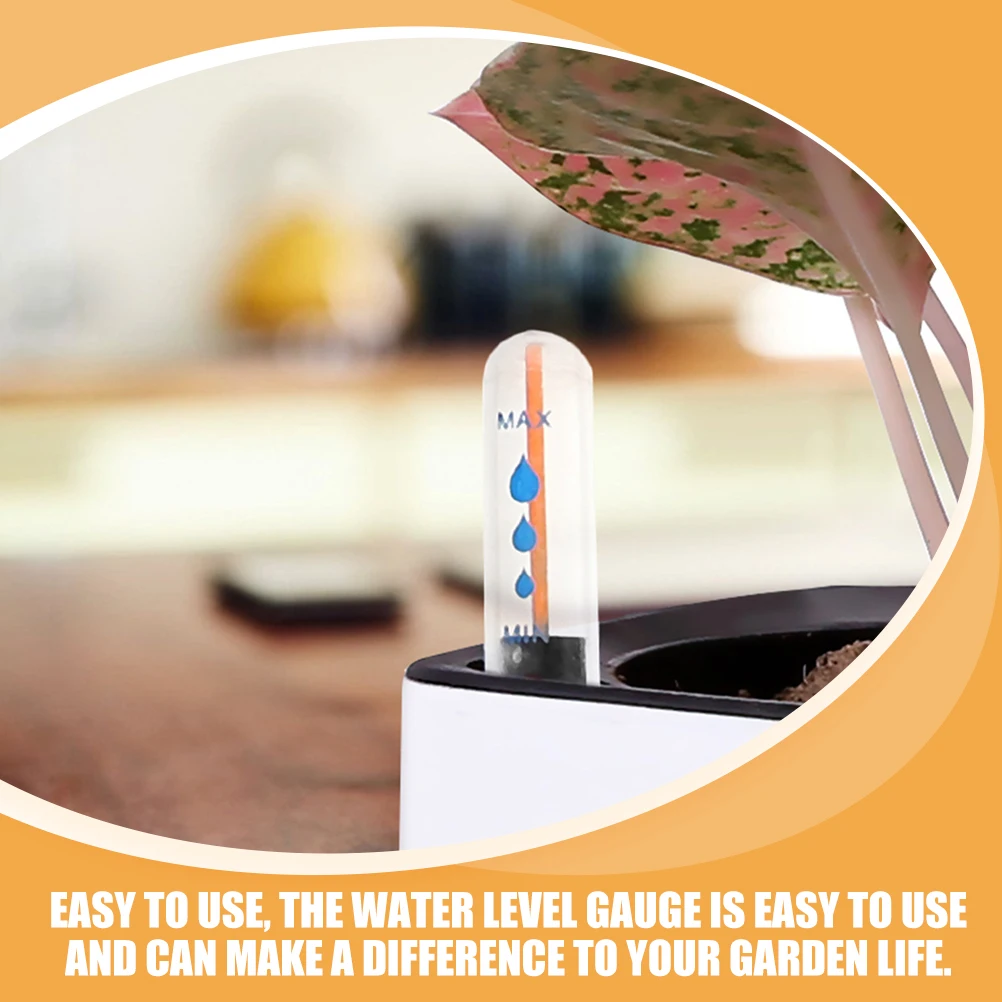 

4 Pcs Water Level Indicator 300cm 180cm Gauge Plant Meter Buoy Display Scale Reminder Shortage Alert Garden Indoor Flower Pot