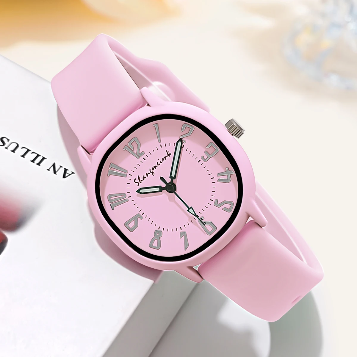 Fashion Women\'s Watch Silicone Strap Wristwatch Quartz Watches For Women Clock Ladies Watch Gift Reloj Mujer relojes de mujer