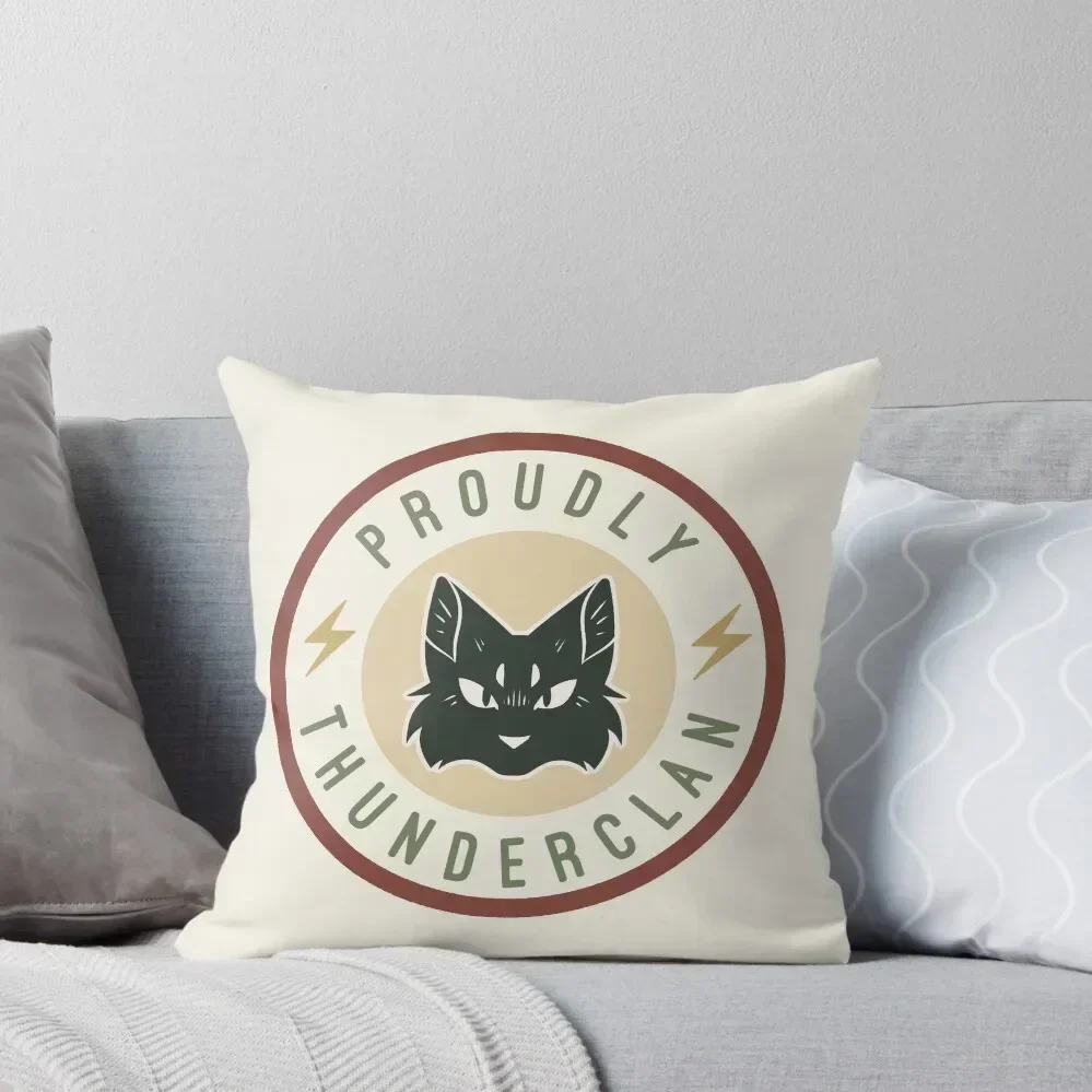 ThunderClan Pride Throw Pillow Ornamental Pillow Pillow Cases Decorative Sofa Cushion Cover