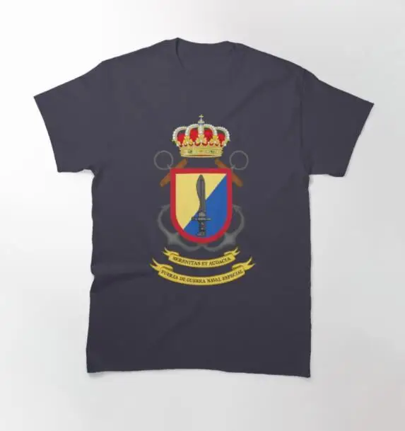 

Fuerza de Guerra Naval Especial - Special Naval Warfare Force (Spanish Naval) Men T-Shirt Short Casual 100% Cotton Shirts