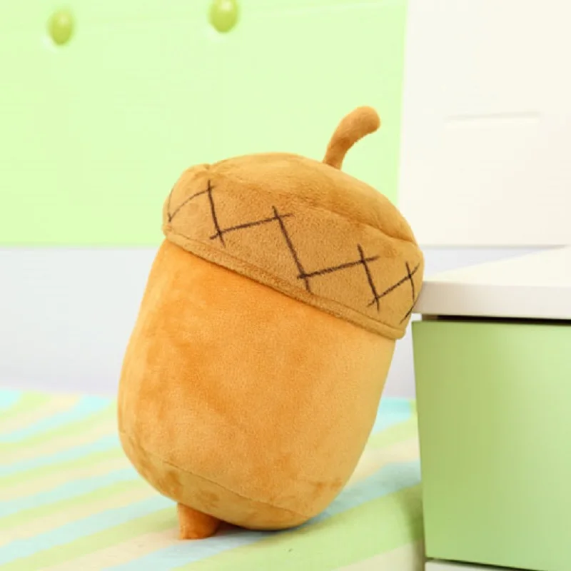 Muñeco de peluche suave de ardilla simulada con diseño de nuez de roble, ideal para regalo de cumpleaños para niños y niñas, 1 unidad
