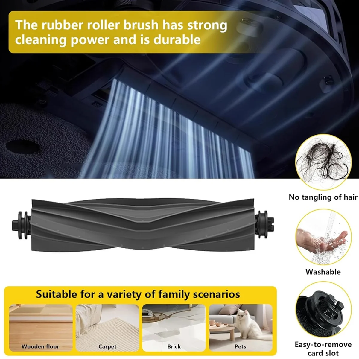 NEW 26PCS Brush Filter Dust Bag Mop Cloth for L10s Pro Ultra Heat RLL82CE/X30 Ultra/ E30 Ultra Spare Parts