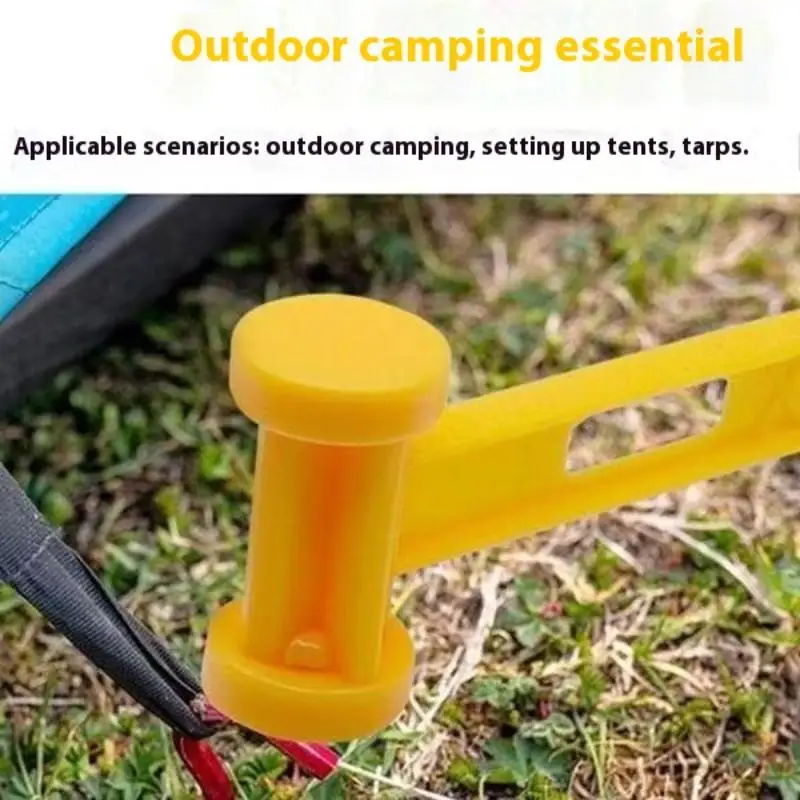 1PC Outdoor Ultra-light Portable Ground Hammer Plastic PE Hammer Camping Canopy Tent Hammer Camping Tool With Diverse Uses view 6