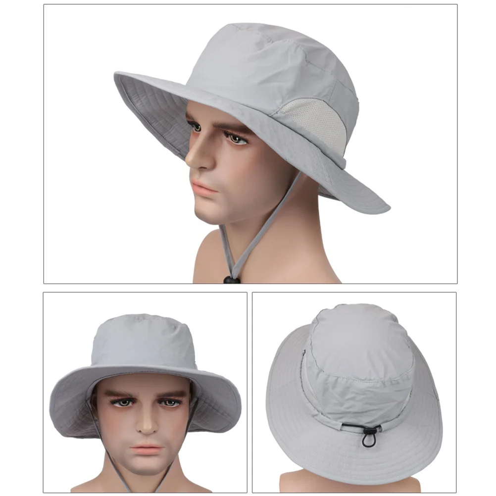 

Quick Dry Sun Protection Hat Upf 50+ Lightweight Outdoor Fishing Hiking Sun Hat Breathable Mesh Ventilation Adjustable