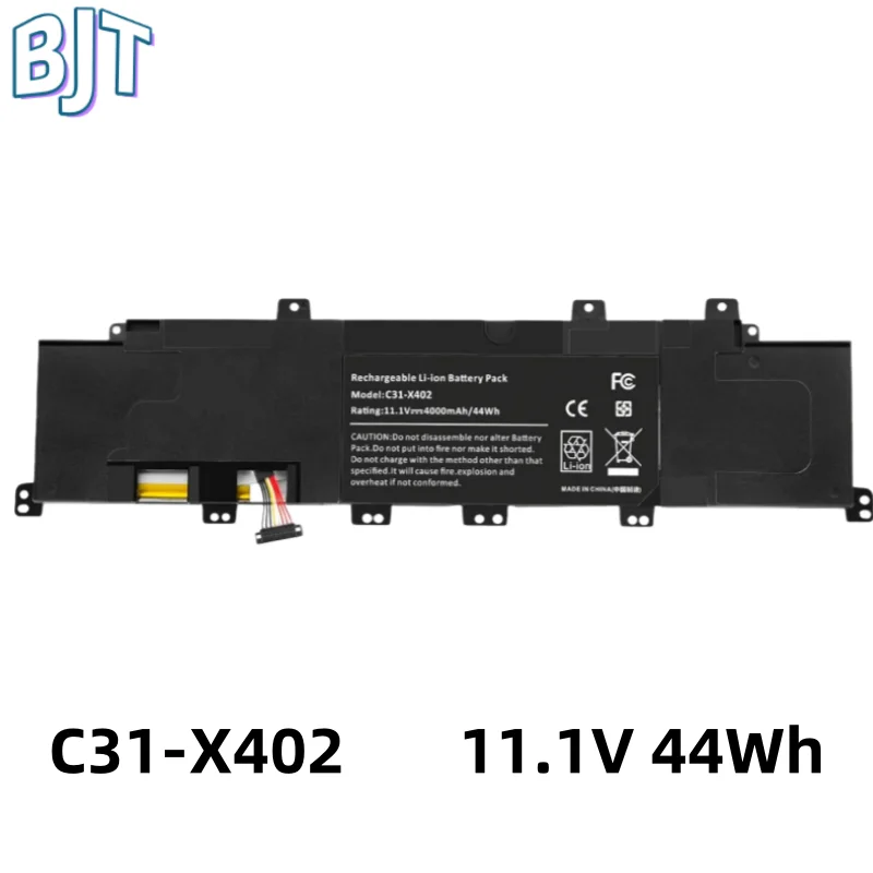 

New 6Cell Laptop Battery C31-X402 11.1V 44Wh 4000mAh for Asus VivoBook F402CA S300CA S300E S400CA S400E 0B110-00210000 C21-X401