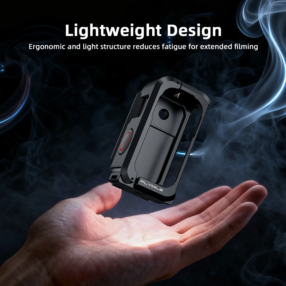 Flymile Magnetische Halterungsbasis für DJI OSMO Nano Zubehör mit 1/4 Zoll Schraubenloch, Doppelklauen-Schnittstellenadapter, Metallhalterung – Detail 10