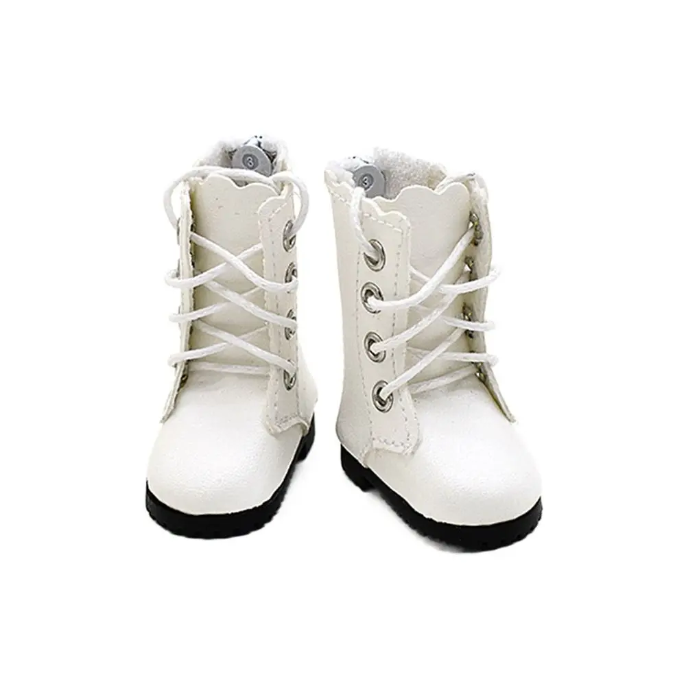 1 Pair 30cm Doll Fashion Shoes Female Doll Boots Fit for 1/6 BJD Dolls Accessories Leather Doll Wear Colorful Long Knees Boots