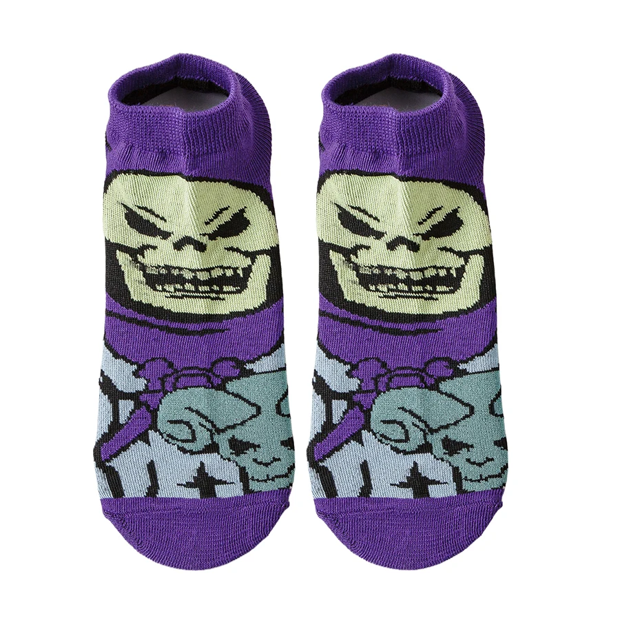 10/15/20/30Pairs الكرتون أنيمي الجوارب الرجال النساء عيد الميلاد هالوين الهيب هوب الشارع موضة الجدة مضحك قارب قصير الجوارب