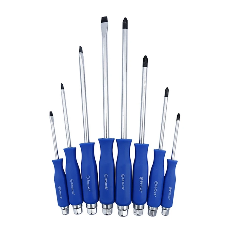 

8PCS Dual-Purpose Hammer Screwdriver Combination Set Chrome Vanadium Steel Screwdriver Set Screwdriver Set