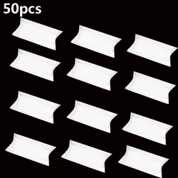 50Pcs Candy Boxes Clear Pillow Gift Boxes Transparent Pillow Candy Boxes Wedding Favor Boxes Plastic ganizer Bins Storage Cases