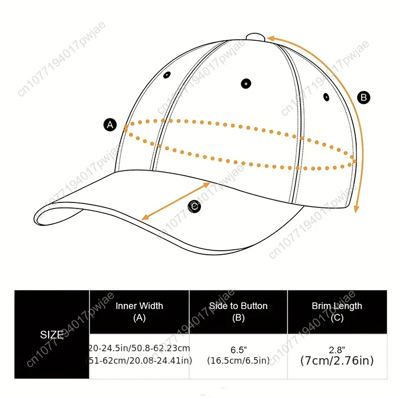 قبعة بيسبول للرجال من Back to the Future Marty McFly & Doc Brown Iconic Logo - نسخة طبق الأصل من الفيلم المستوحى رسميًا، قابلة للتعديل One Si