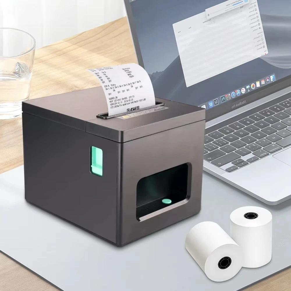 

YHD-8390 200 мм/с Pos Билетный принтер Imprimante Thermique Автоматический резак 3 дюйма 80 мм Прямой термопринтер чеков