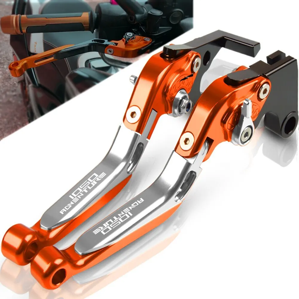 

For ADVENTURE1050 2015 2016 Motorcycle CNC Adjustable Extendable Foldable Brake Clutch Levers Adapter ADVENTURE 1050 Handbrake