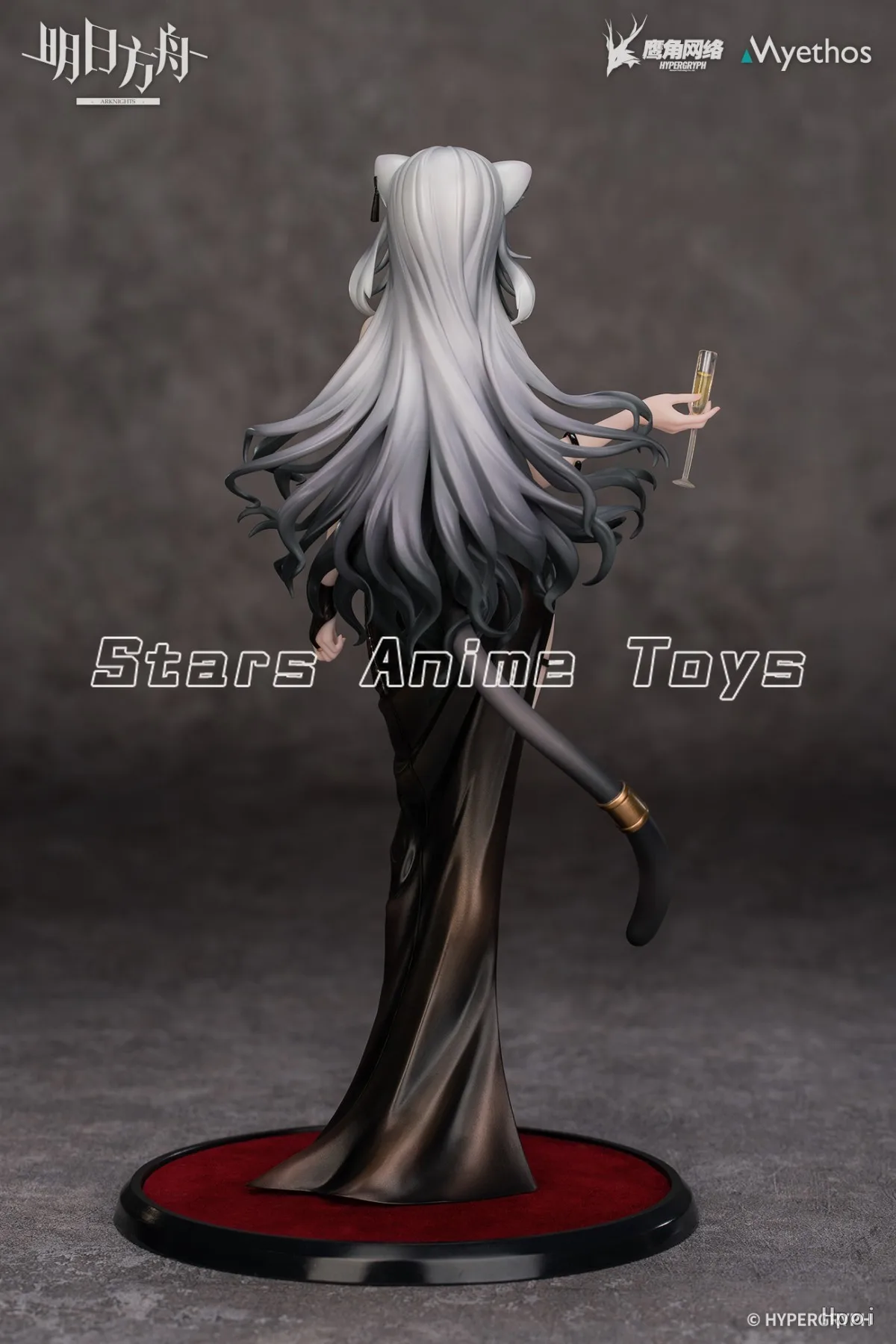 【Pré venda】 Presente original de Myethos + série Arknights Schwarz 1/7 coleção de brinquedos modelo figura de animação