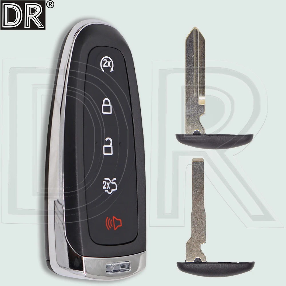 

DR 5-кнопочный сменный чехол для дистанционного ключа H75/HU101, чехол для Ford Edge Escape Explore Expedition Flex Focus C-Max Taurus