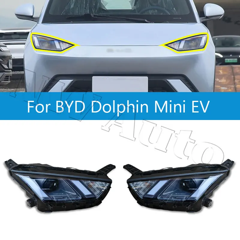 LED Head Light Head Lamp For BYD Dolphin Mini EV Headlight Headlamp Front Light Assembly
