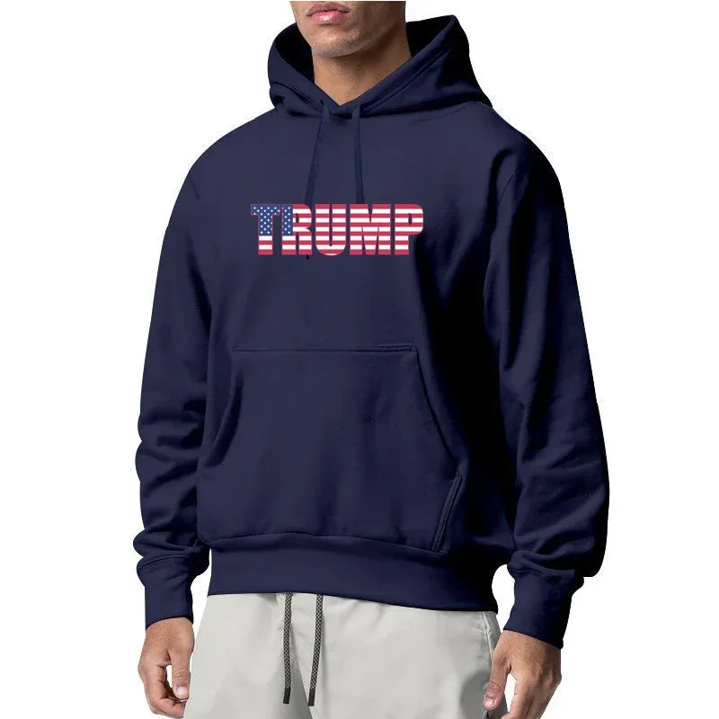 Trump 2024 Theme Hoody Hooded Shirt Sweatshirts for Men Men\'s Hoodies New & Graphic Essentials Hoodie Sweatshirt