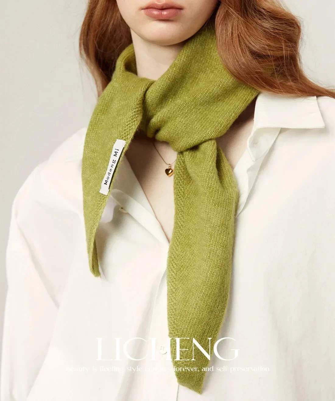 Winter Korea Gestrickte Dreieck Schal Wolle Warme Schal Schal Frauen Hals Schutz Smallscarf Kaschmir Schal – Detail 13