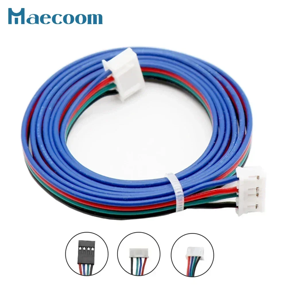 

5pcs 50cm/80cm/100cm/150mm Stepper Motor Cables 6pin PH2.0-4pin Extension Cord XH2.54 Black DuPont Terminal for 3D Printer Parts