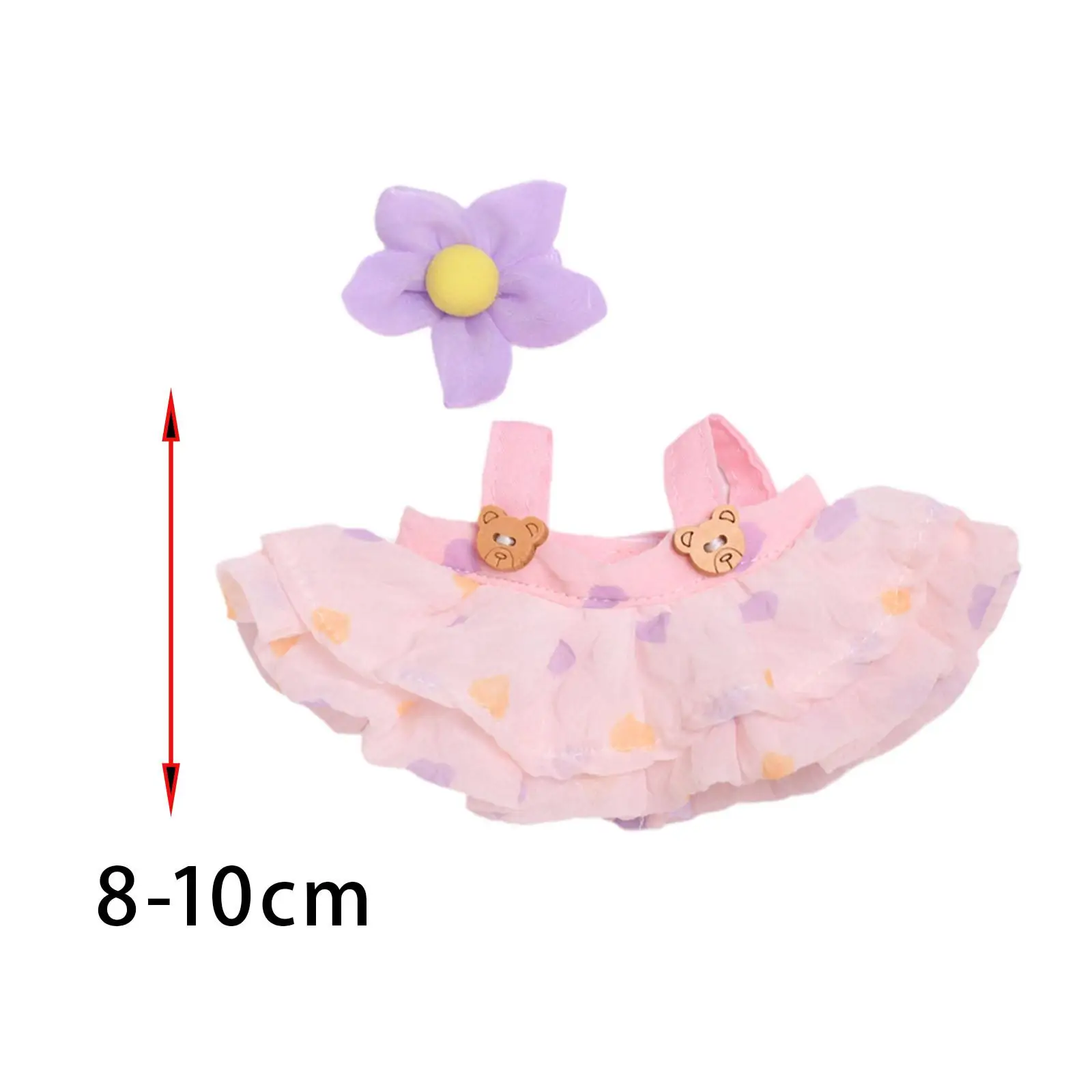 Mini Doll Clothes Hair Accessories Doll Accessories Clothing Creative Costumes Clothing Girl Doll Clothes for Dolls Age 5-7 8-10